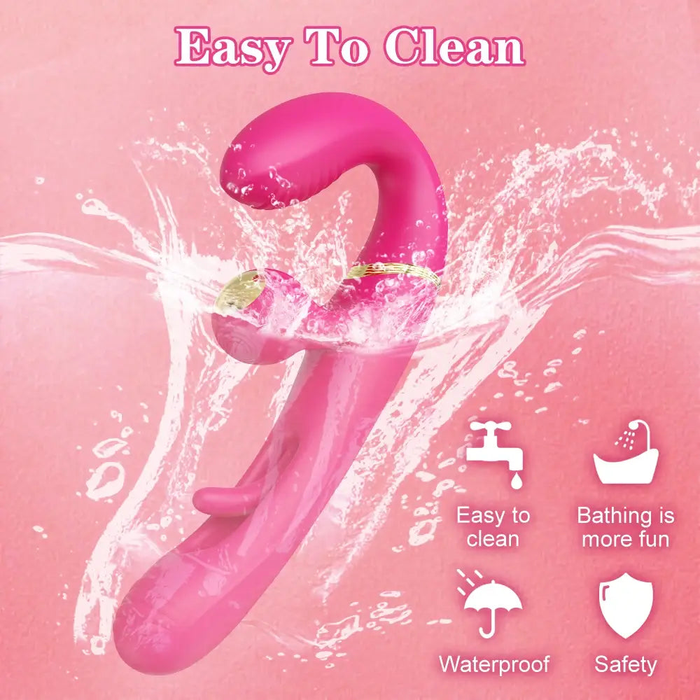 Strapless Strap On G Spot Dildo Vibrator Double-Ended Vibrating Flapping Vibrators Adult Sex Toys for Women Lesbians