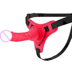 Women's Leather Wearable Strapon G-Spot Stimulator