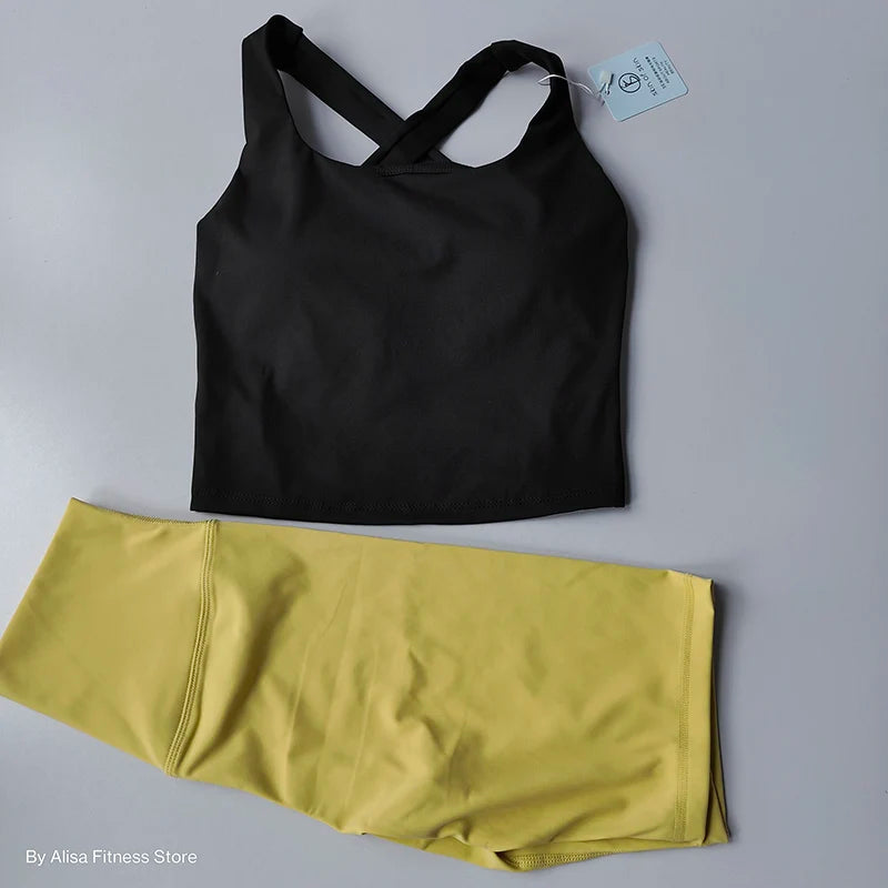 2 Piece Womens Workout Outfit Various Colors