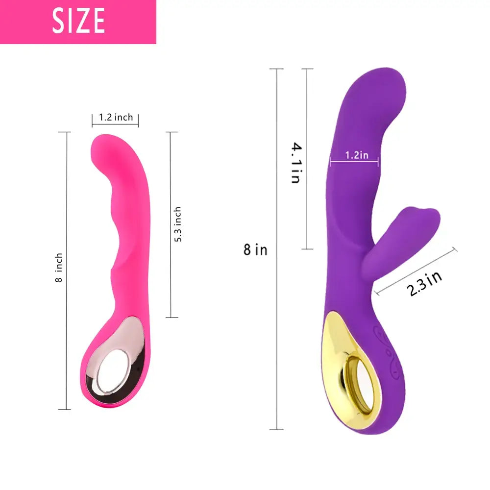 3 In 1 Dildo Rabbit Vibrator for Women G-Spot Orgasm Masturbator Anal Plug Clitoris Stimulator Female Masturbation Sex