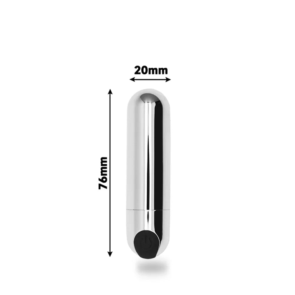 Rechargeable Bullet Vibrating Egg G-Spot and Clitoral Stimulator