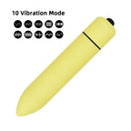 10-Speed Mini Bullet Vibrator G-Spot and Clitoral Stimulator
