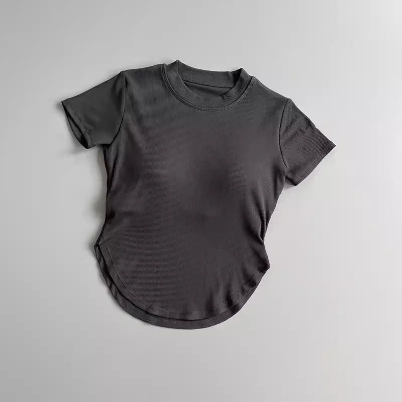 Ladies Fitness Crop Tops Various Colors