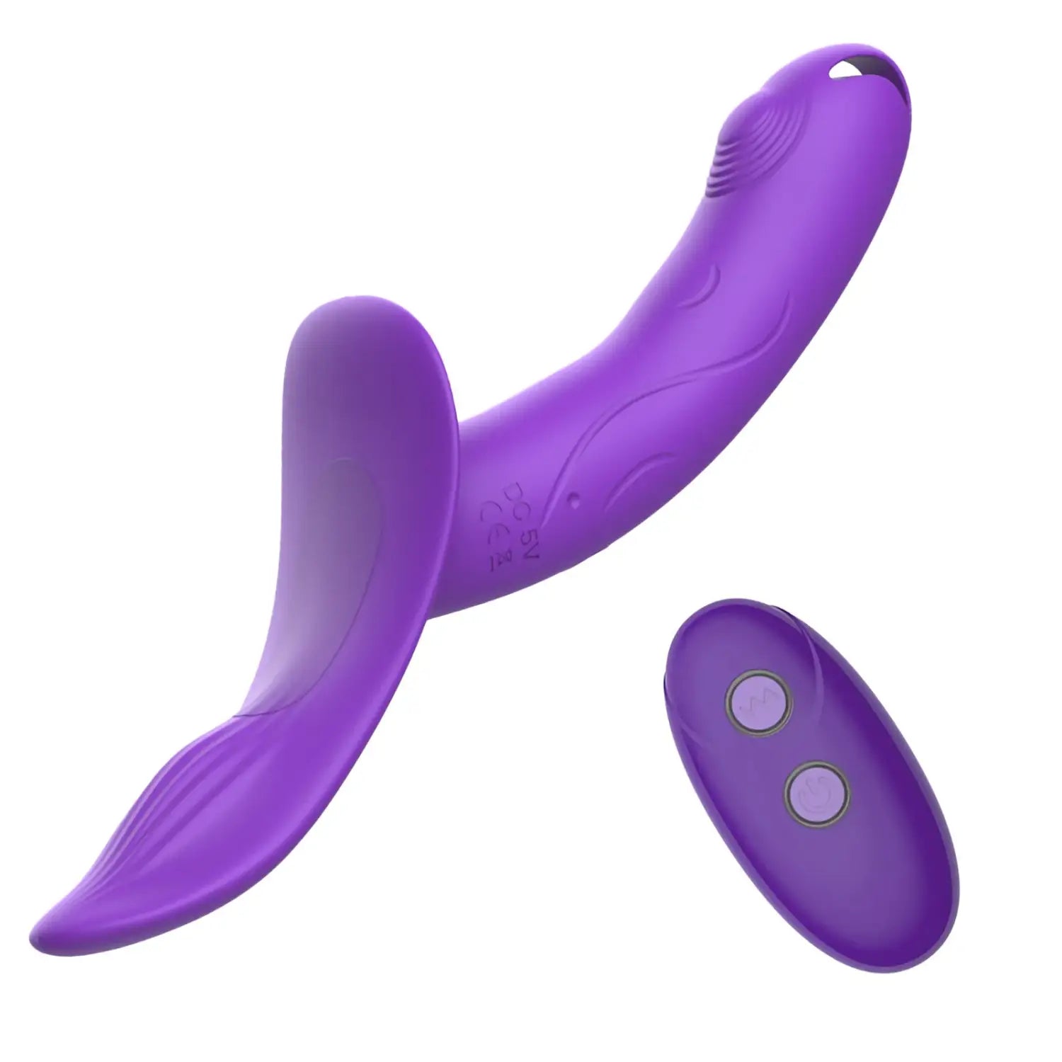 7 Speeds Wearable Double Vibrators For Women Lesbian Couples USB Rechargeable Strapless Strap on Dildo Female Adults