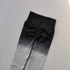 High Waist Gradient Running Leggings