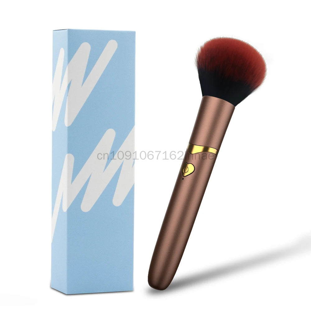 Makeup Brush G-Spot Vibrator and Clitoral Stimulator