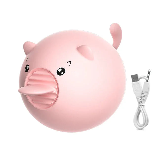 Vibromasseur rechargeable à langue de cochon, stimulateur clitoridien et point G