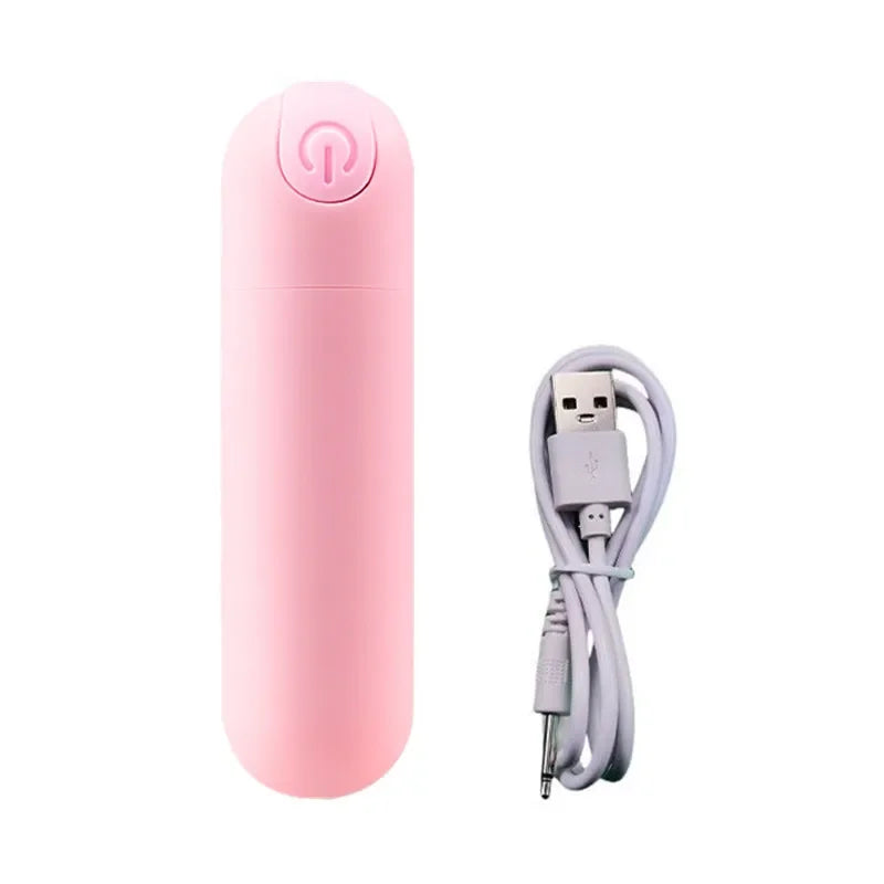10 Speed Mini Bullet Vibrator Rechargeable Clitoral Stimulator