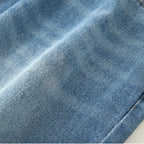 Women's Casual Baggy Denim Jeans Wide Leg High Waist Trousers