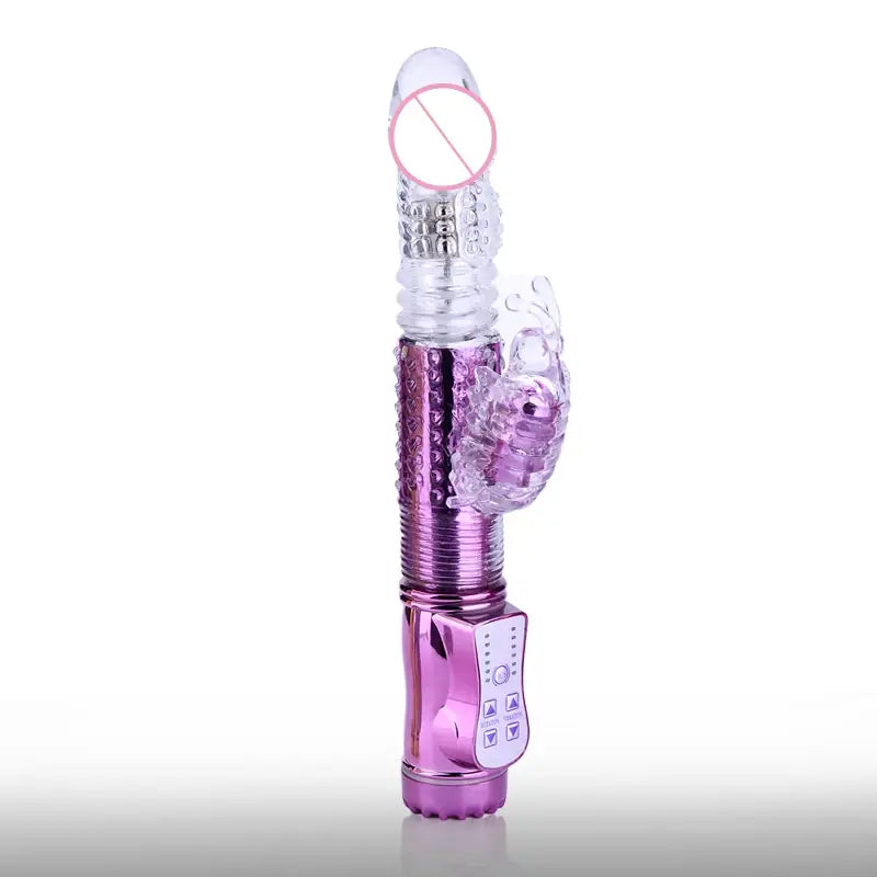 Rabbit Vibrator Telescopic Dildo Vibrator G-Spot Clit AV Stick Stimulator Vaginal Massager Sex Toys for Women Female