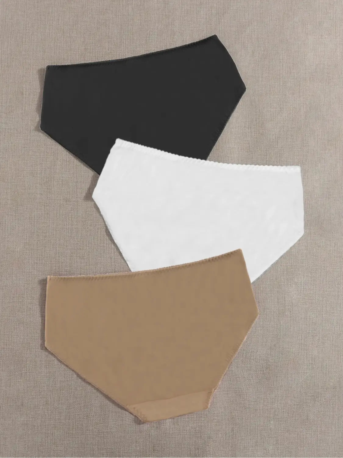 3Pcs/Lot Simple Plain Plus Size Panties for Women Thin Soft Comfort Underwear 0XL 1XL 2XL 3XL 4XL 5XL