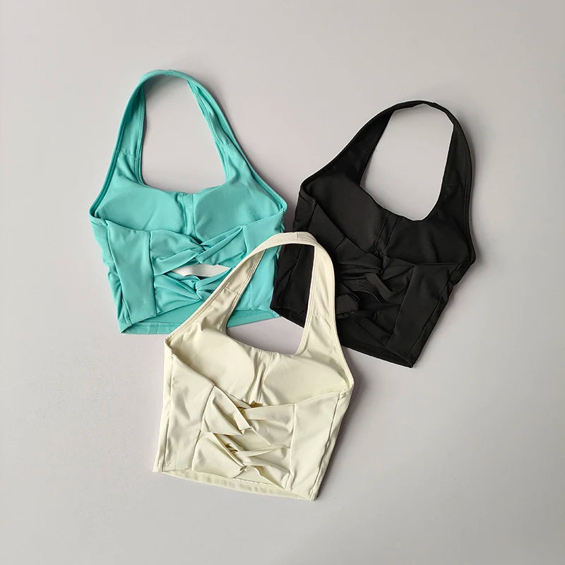 Women’s Halter Neck Cross Sports Bra