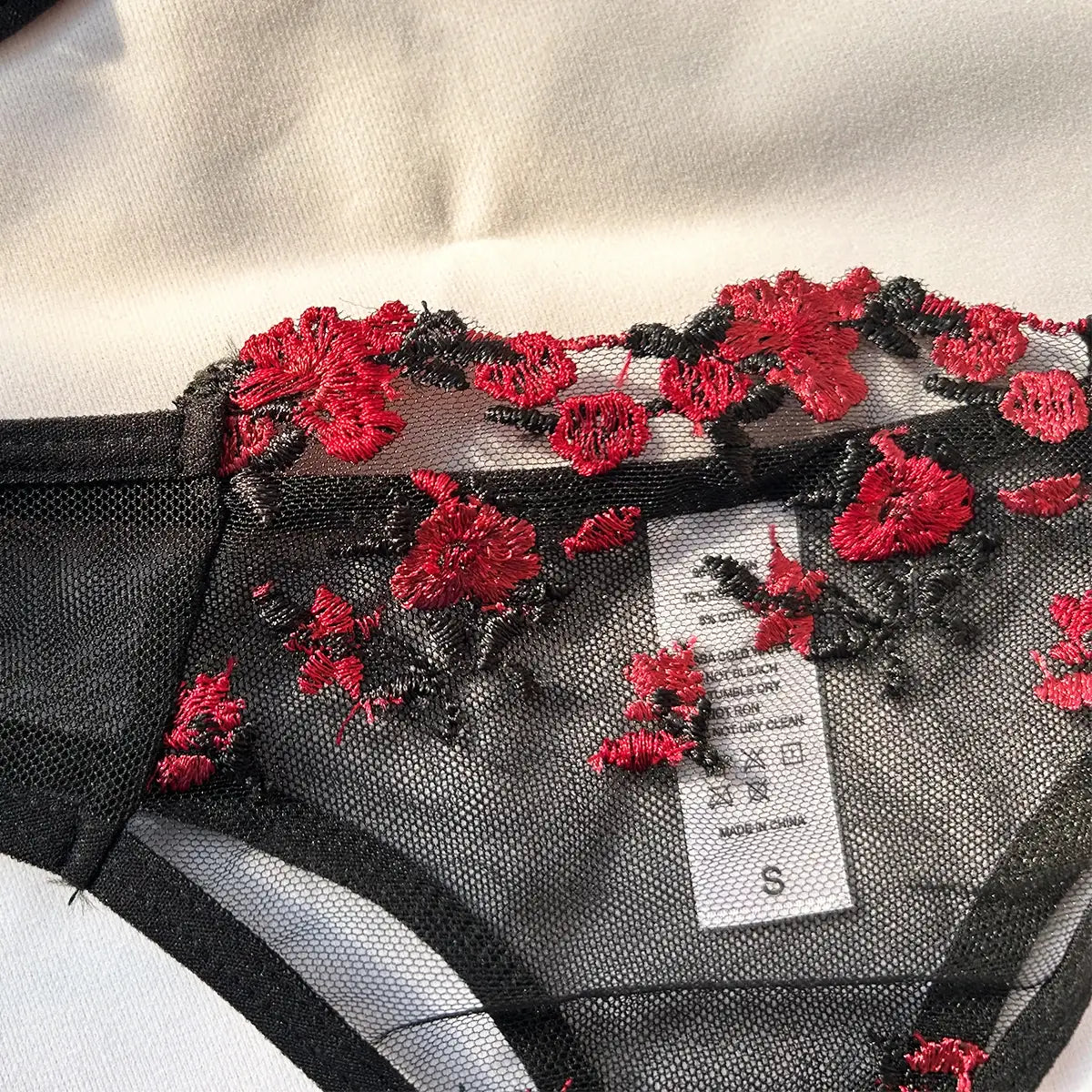 Sexy Set Womens Underwear Exotic Emotional Bra Set Embroidered Print Brassiere Lingerie Set Women’s Set Push Up Thin