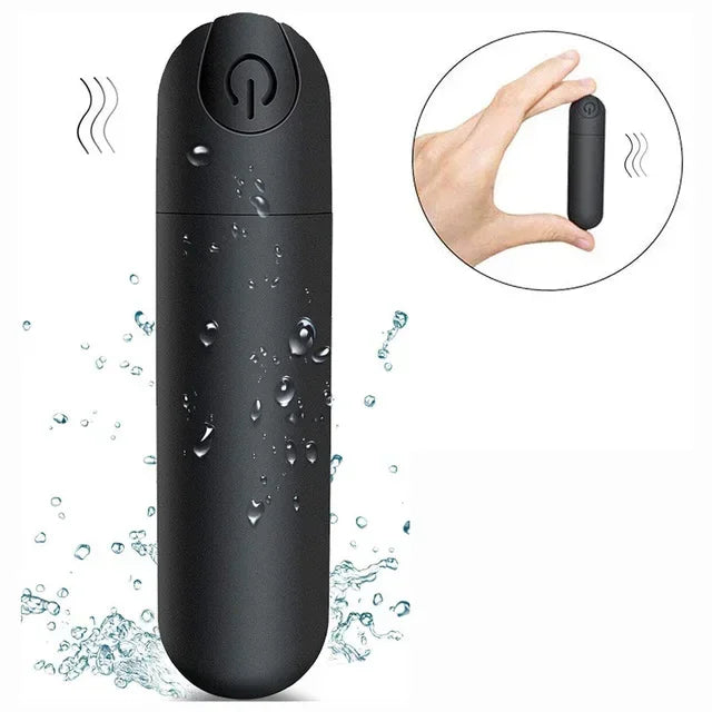 10 Speed Mini Bullet Vibrator Rechargeable Clitoral Stimulator