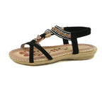 Bohemian Beaded Summer Sandals for Women