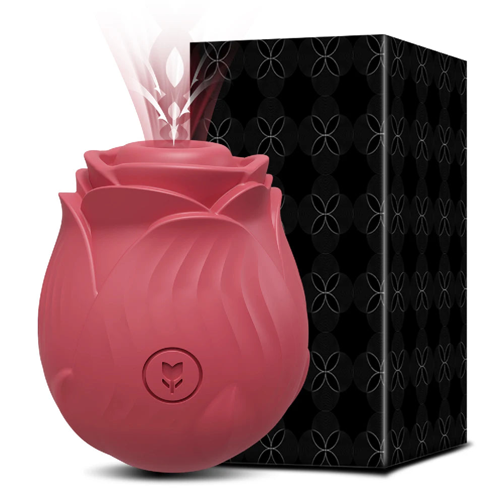 Vibromasseur suceur en forme de rose Stimulateur clitoridien