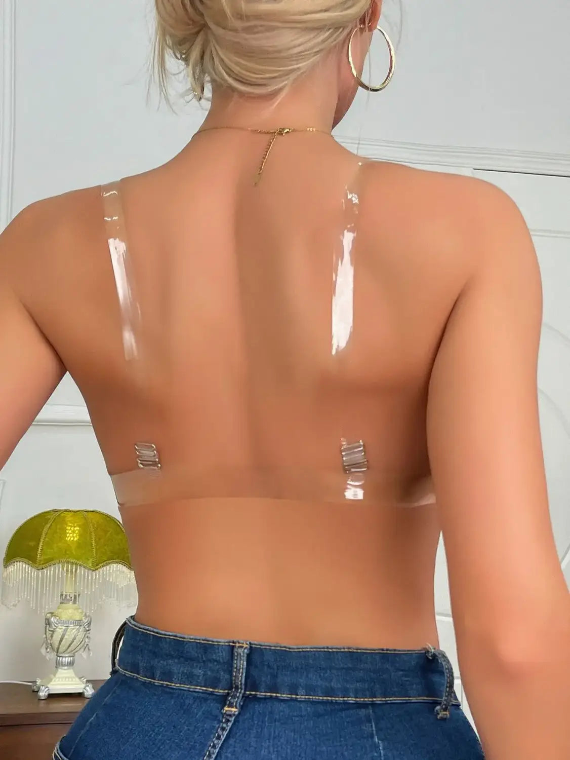 Invisible Backless Bra for Women with Side Closure