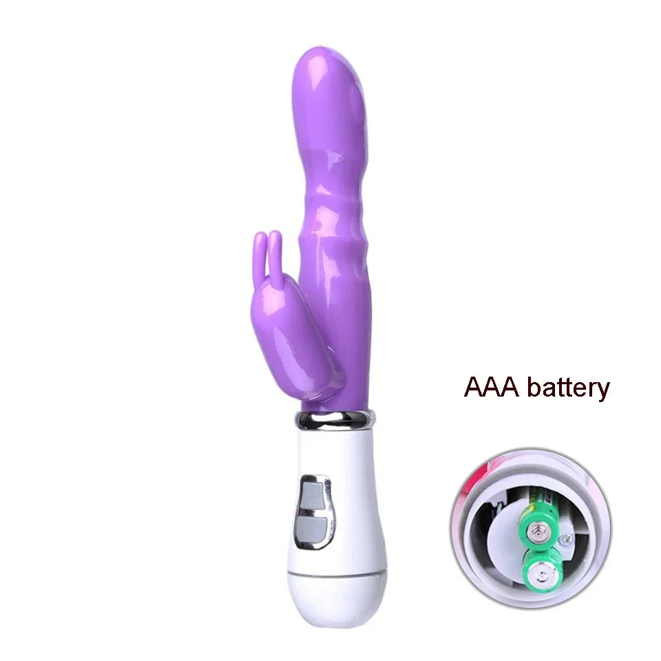 12-Speed Rabbit Vibrator G-Spot and Clitoral Stimulator for Women