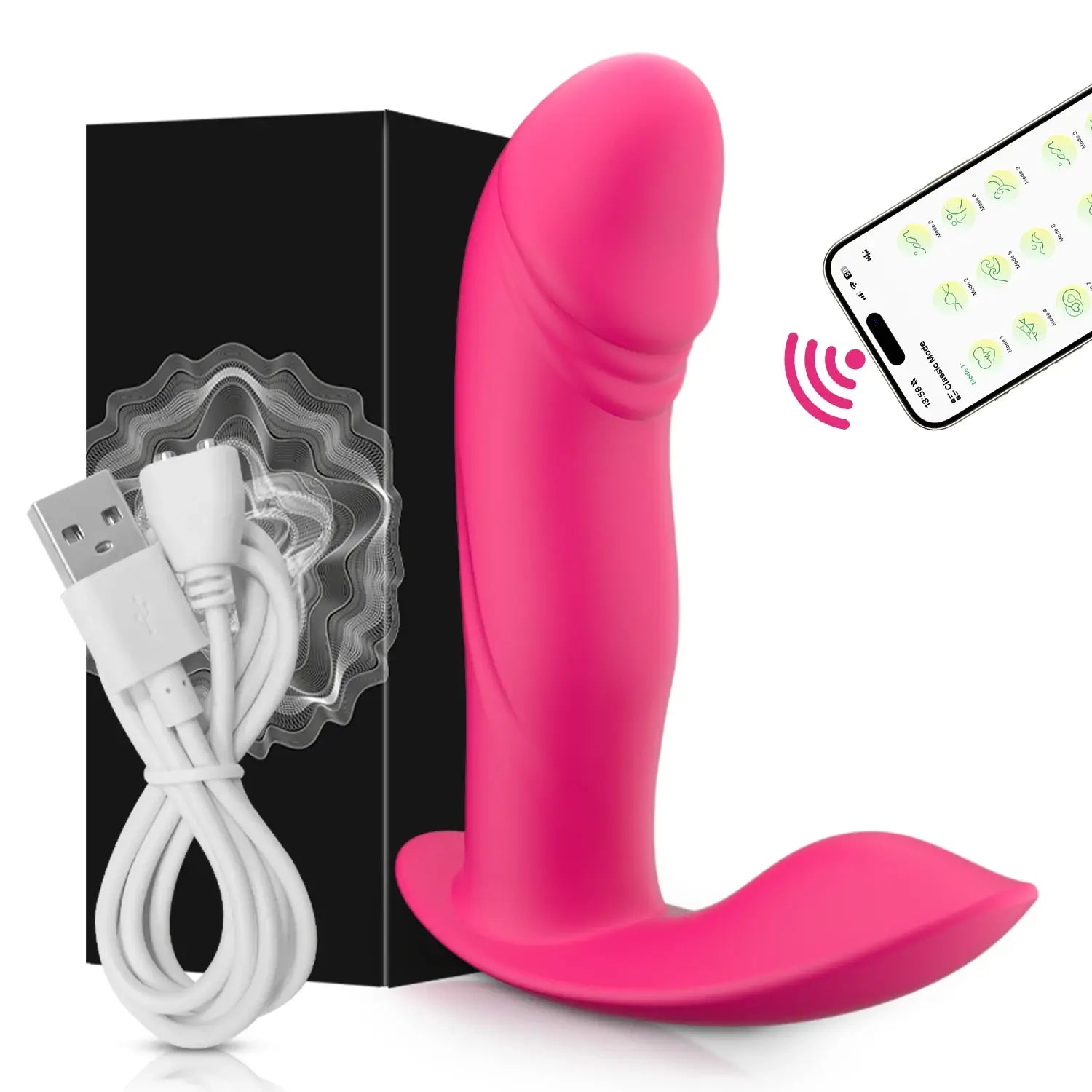 APP Control Wearable Dildo Vibrator for Women Clitoris Stimulator G-Spot Massager Female Anal Butt Plug Vibrating Adult