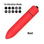 10-Speed Mini Bullet Vibrator G-Spot and Clitoral Stimulator