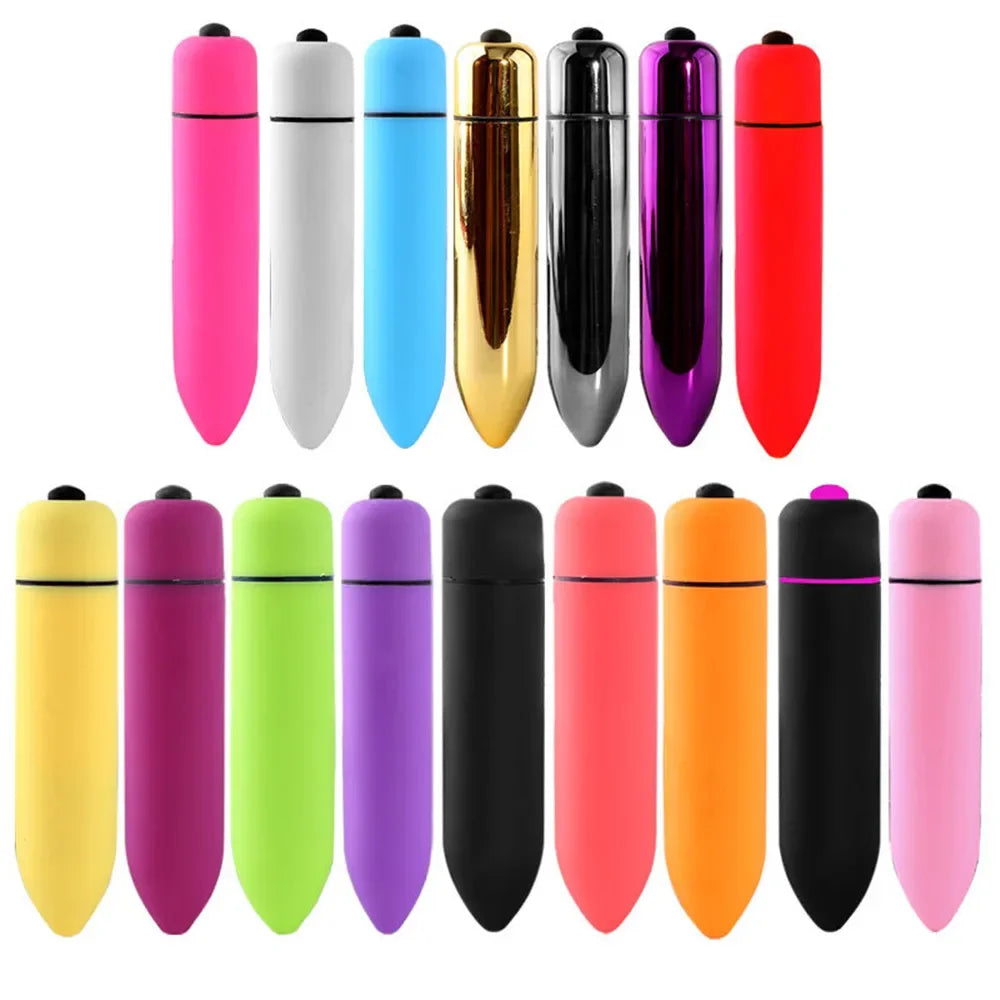 10-Speed Mini Bullet Vibrator G-Spot and Clitoral Stimulator