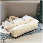 Large Capacity Shopper Handbag With Multiple Pockets