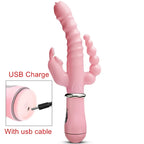 Rabbit Vibrator Clitoral, Vaginal, and Anal Stimulator