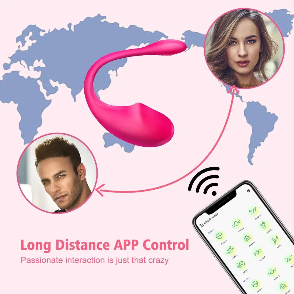 Wireless Vibration Love Egg Vibrator Vaginal G Spot Vibrating Stimulator Wearable Bluetooth APP Control Sex Toys