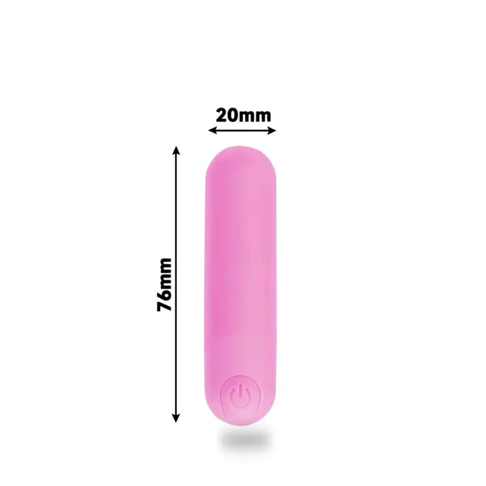Rechargeable Bullet Vibrating Egg G-Spot and Clitoral Stimulator