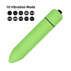 10-Speed Mini Bullet Vibrator G-Spot and Clitoral Stimulator