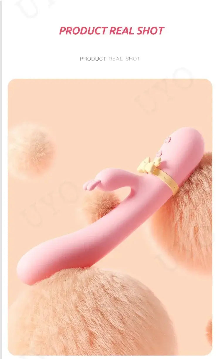 vibrator for woman sex toy Silicone Rabbit Vibrator USB Rechargeable Waterproof G-Spot Stimulating Clitoral Stimulator