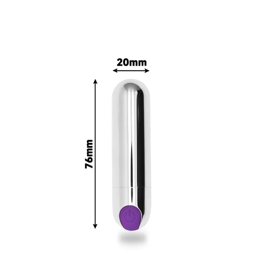 Rechargeable Bullet Vibrating Egg G-Spot and Clitoral Stimulator