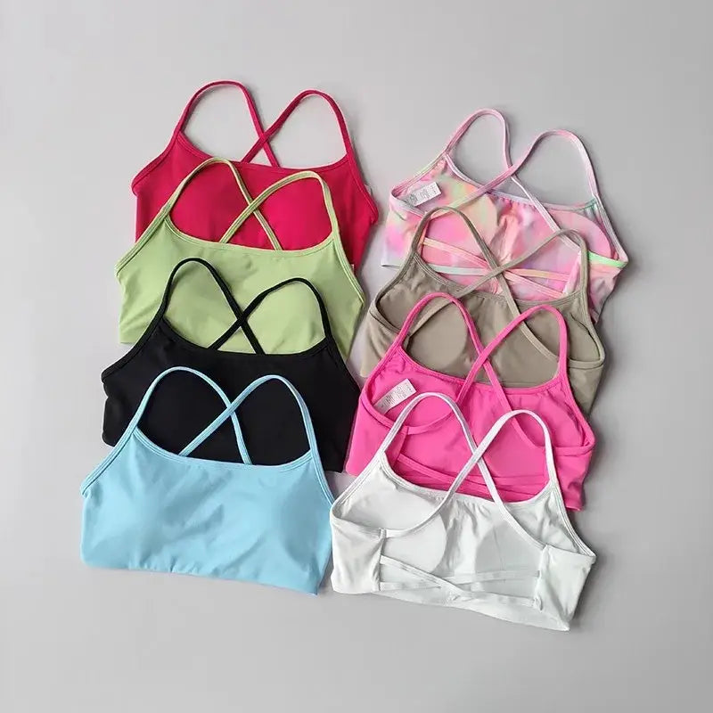 Activewear Cross Back Sports Bra Collection - The Lady's Haven Boutique