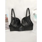 Black bra with adjustable shoulder strap lingerie and hooked back closure from The Lady's Haven Boutique