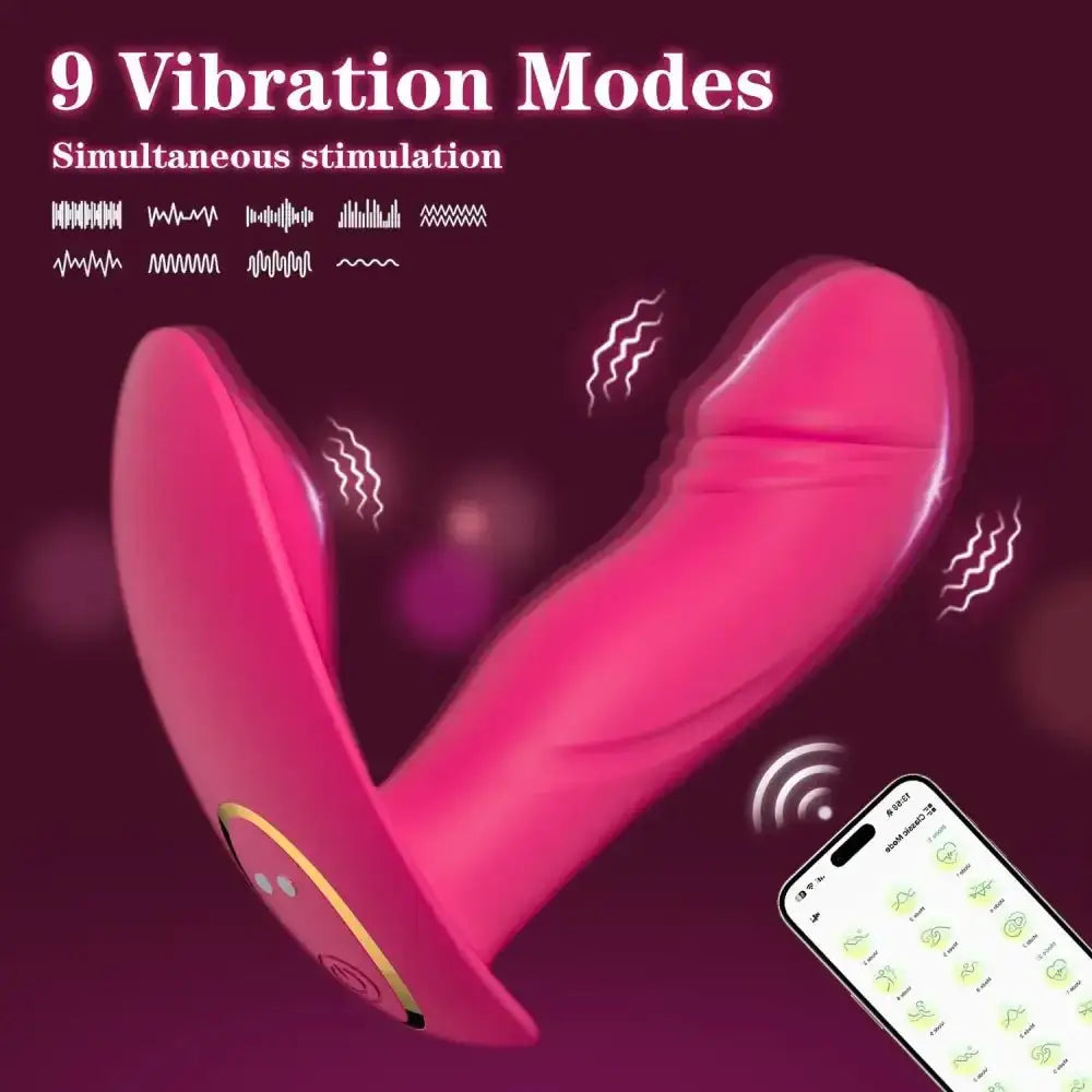 APP Control Wearable Dildo Vibrator for Women Clitoris Stimulator G - Spot Massager Female Anal Butt Plug Vibrating Adult Sex Toys - The Lady's Haven