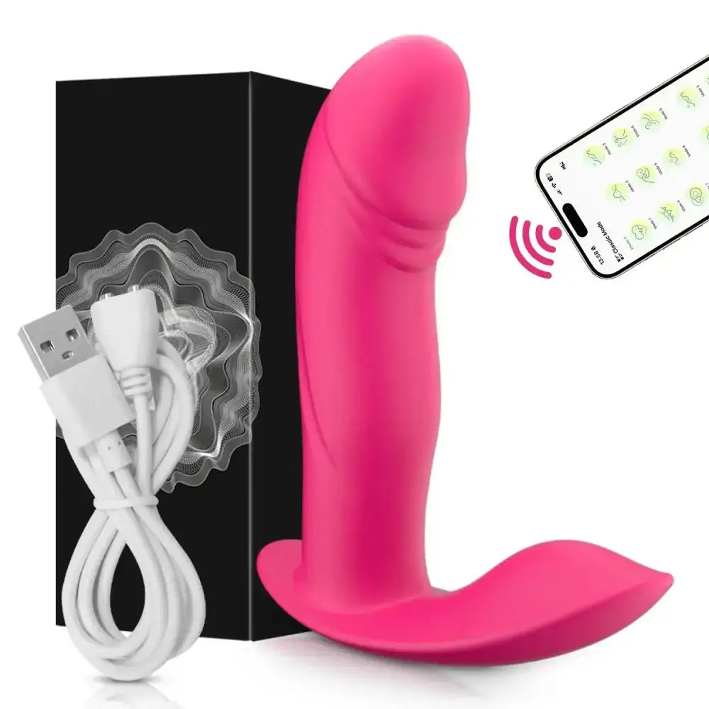 APP Control Wearable Dildo Vibrator for Women Clitoris Stimulator G - Spot Massager Female Anal Butt Plug Vibrating Adult Sex Toys - The Lady's Haven