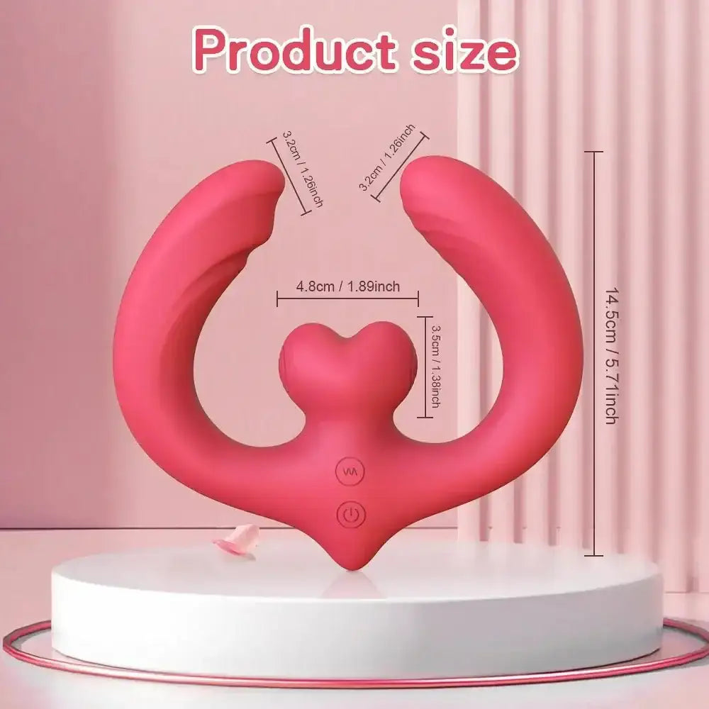 APP Strapless Strap - On G - Spot Dildo Vibrator Realistic Double - Ended Vibrating Butt Plug Anal Sex Toys for Women Lesbians Couples - The Lady's Haven