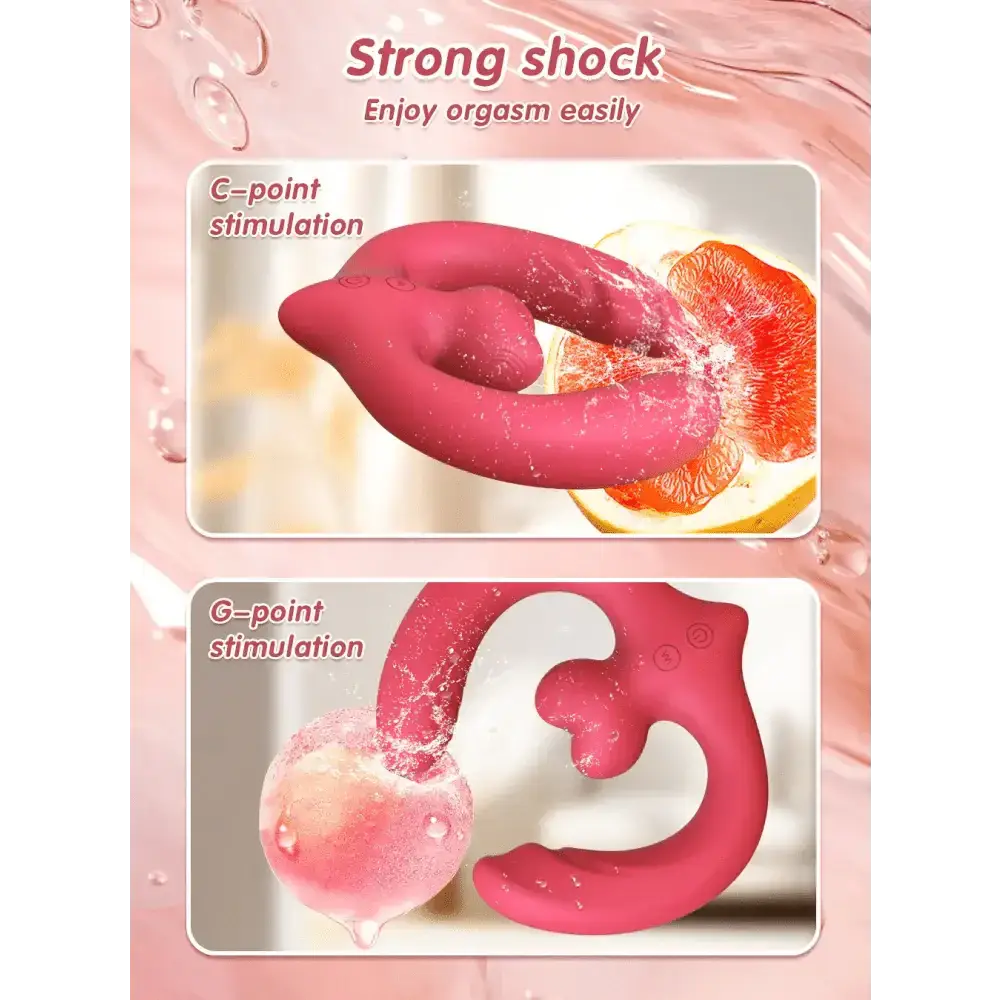 APP Strapless Strap - On G - Spot Dildo Vibrator Realistic Double - Ended Vibrating Butt Plug Anal Sex Toys for Women Lesbians Couples - The Lady's Haven