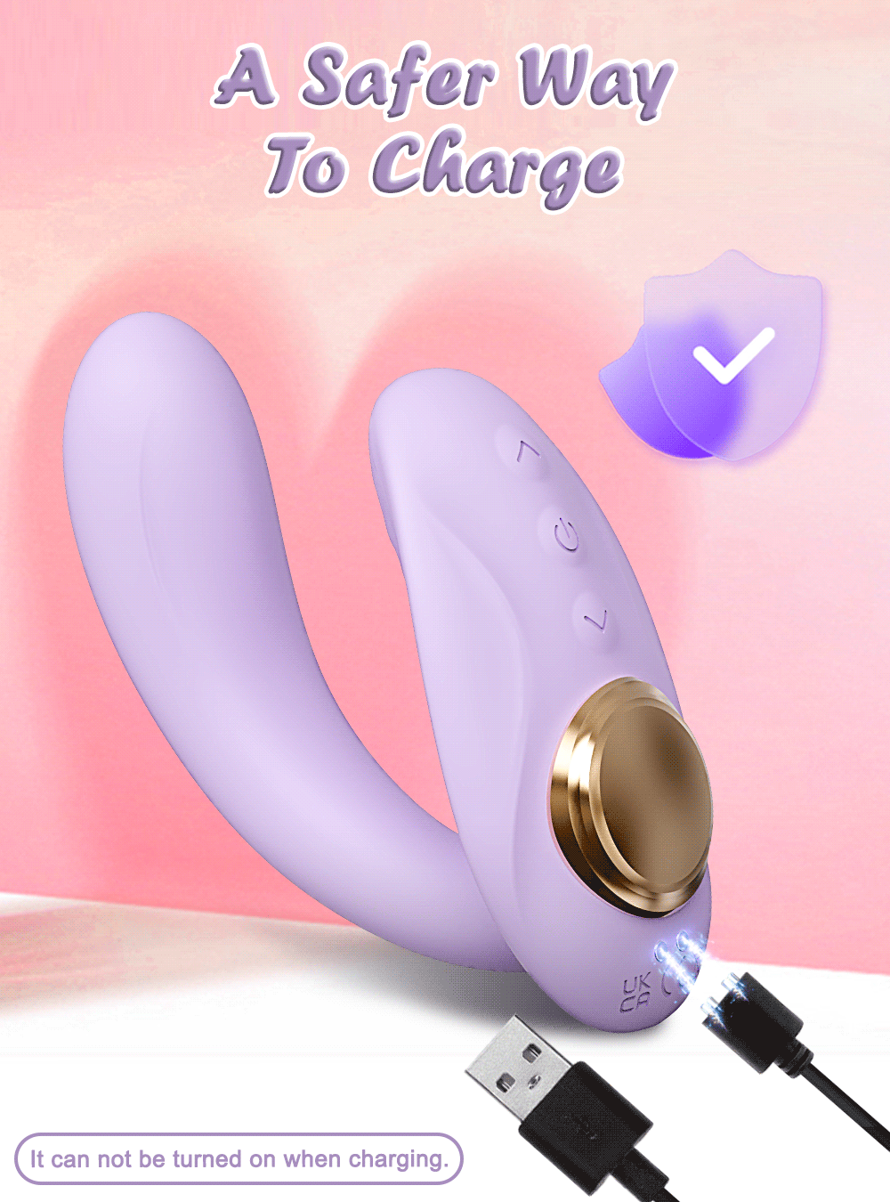 APP Strapless Strap-On G-Spot Dildo Vibrator Realistic Double-Ended Vibrating Butt Plug Anal Sex Toys for Women