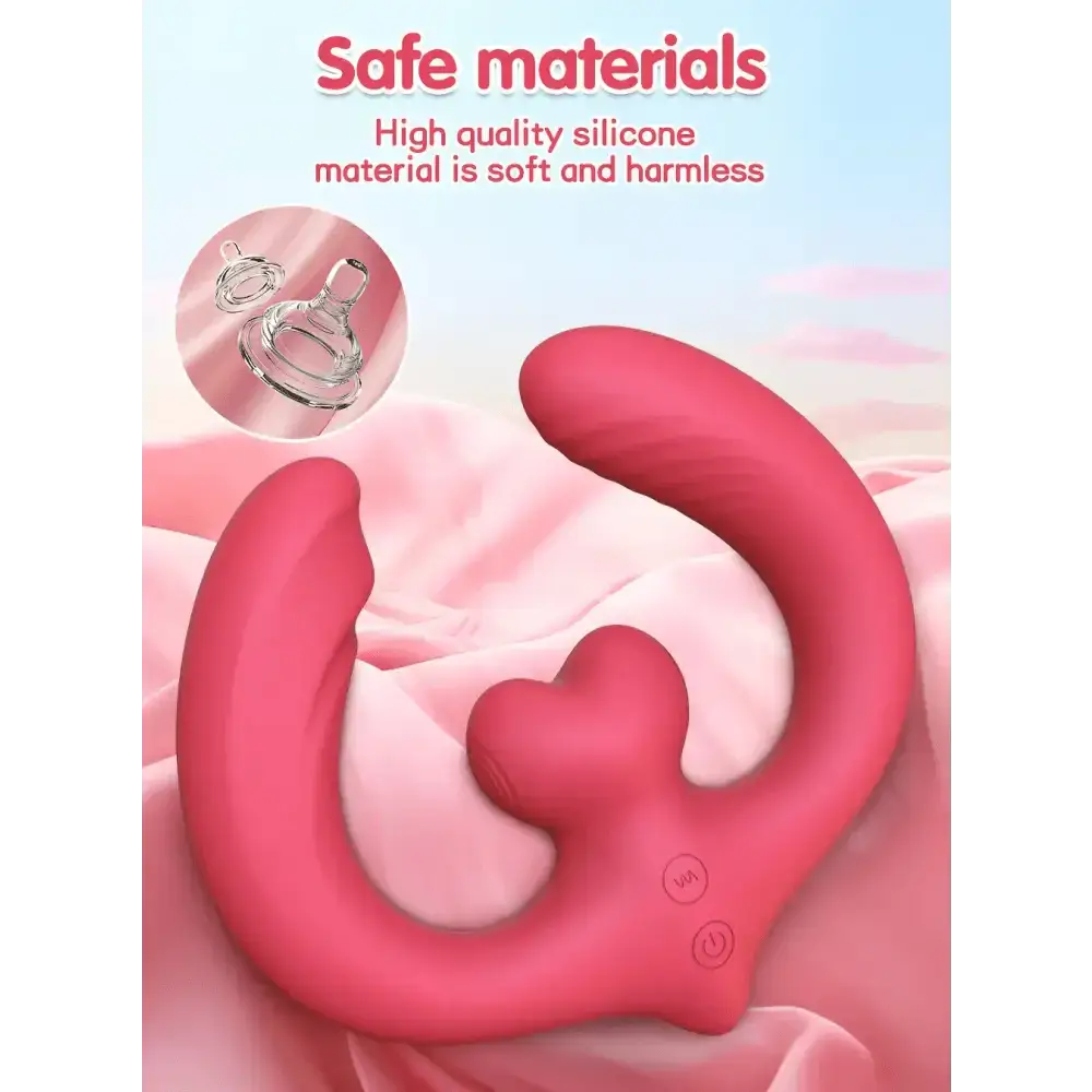 APP Strapless Strap - On G - Spot Dildo Vibrator Realistic Double - Ended Vibrating Butt Plug Anal Sex Toys for Women Lesbians Couples - The Lady's Haven