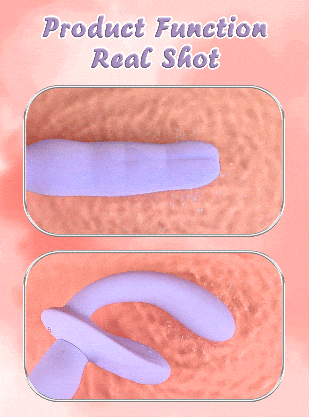 APP Strapless Strap-On G-Spot Dildo Vibrator Realistic Double-Ended Vibrating Butt Plug Anal Sex Toys for Women