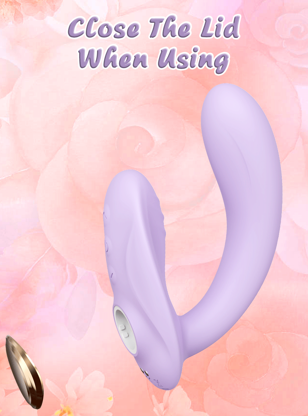 APP Strapless Strap-On G-Spot Dildo Vibrator Realistic Double-Ended Vibrating Butt Plug Anal Sex Toys for Women