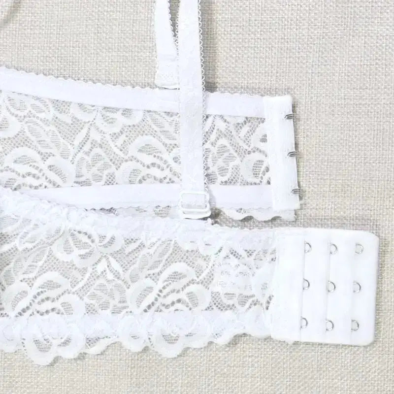 Contrast Lace Push Up Bra Comfy Breathable Hollow Out Bra for Women - The Lady's Haven Boutique