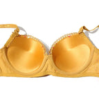Beauwear Floral Bras for Women Push Up Bra Padded Bra Lace Underwear with wire Embroidered Lingerie 75B-90B