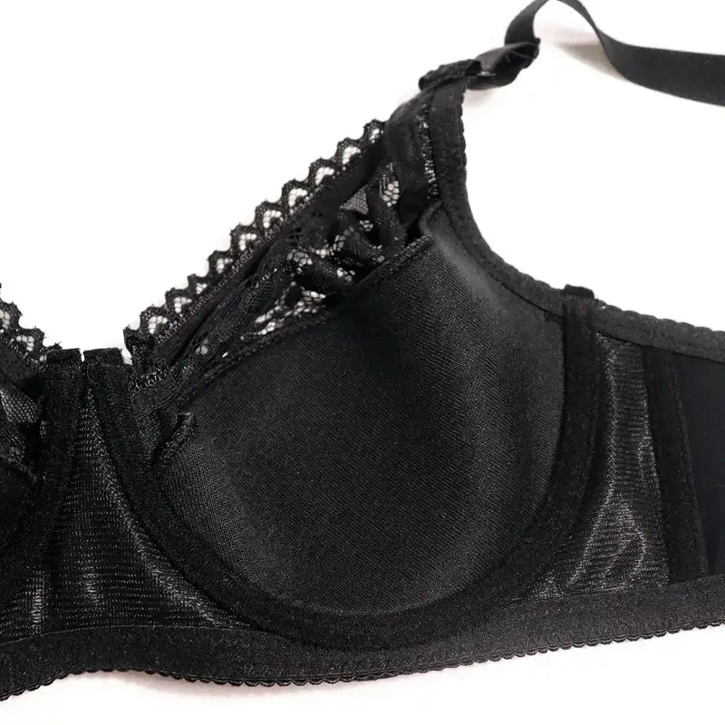 Beauwear Pure Color cotton bras for women underwire Bra with hoops full cup lace bralette 85D 90D 95D 100D 105D