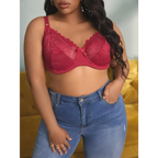 Beauwear Sexy Unlined Bras for Women Thin Lace Underwear Soft Bh Big Cup Plus Size Women’s Bra Full Cup Women Brassiere