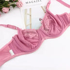 Beauwear Sexy Unlined Bras for Women Thin Lace Underwear Soft Bh Big Cup Plus Size Women’s Bra Full Cup Women Brassiere