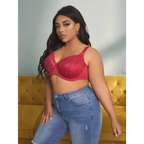 Beauwear Sexy Unlined Bras for Women Thin Lace Underwear Soft Bh Big Cup Plus Size Women’s Bra Full Cup Women Brassiere