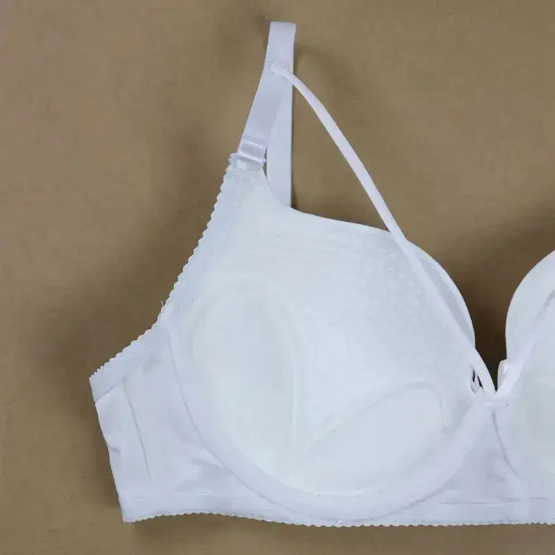 Simple Solid T-Shirt Bra for Women Comfy Breathable Cut Out Push Up Bra with Foam Padding - The Lady's Haven Boutique