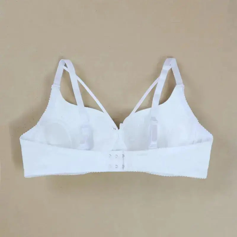 Beauwear Simple Solid T-Shirt Bra for Women Comfy Breathable Cut Out Push Up Bra with Foam